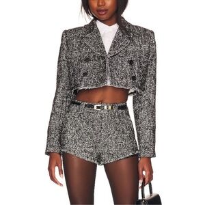 Brand New L’academie by Revolve Tweed blazer / Shorts Se, Co/ord